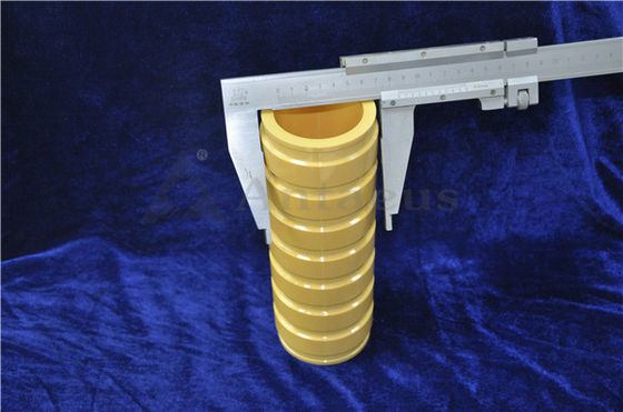 Yellow Machining Aangepaste 99 Alumina keramische onderdelen voor industrieën